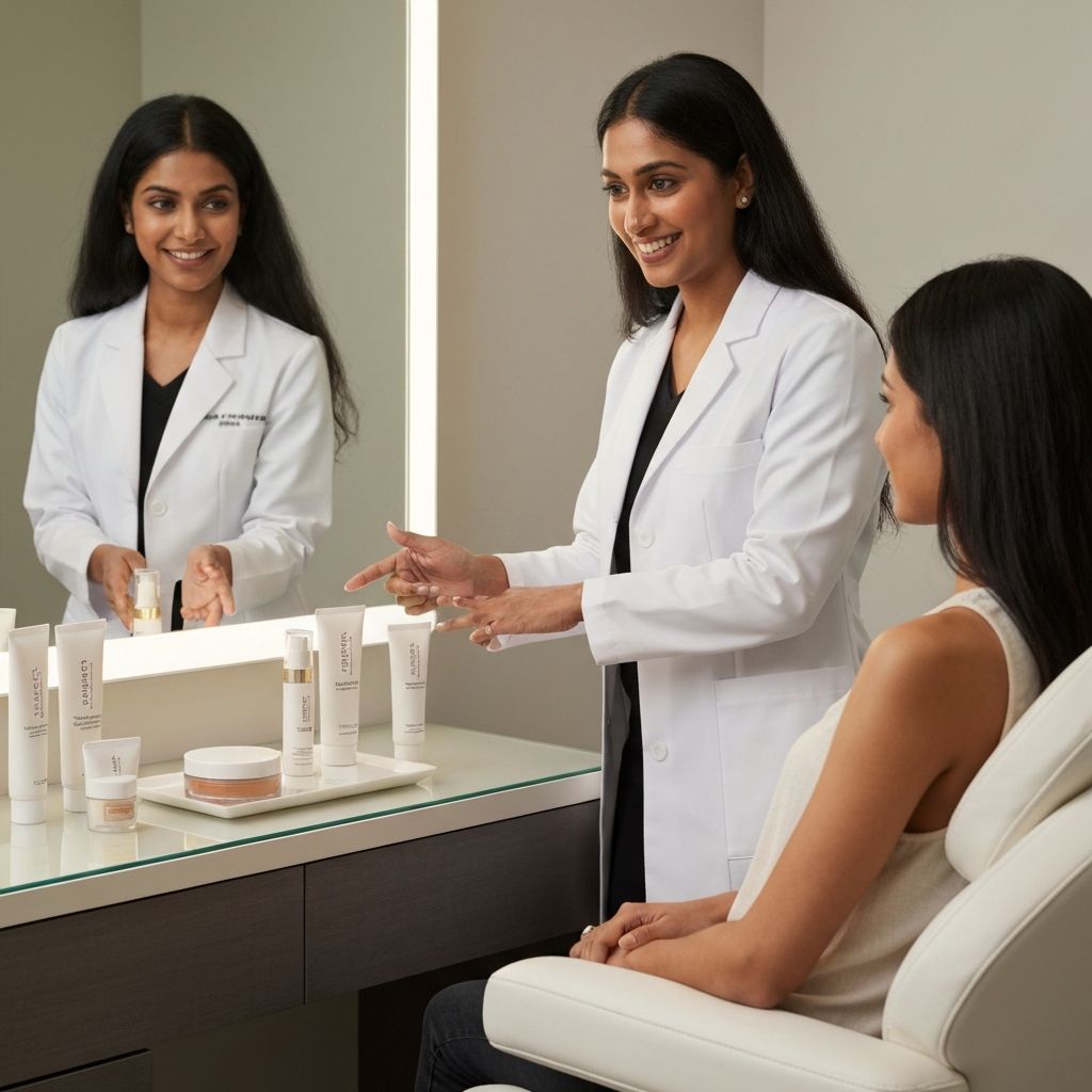 Professional beauty consultation